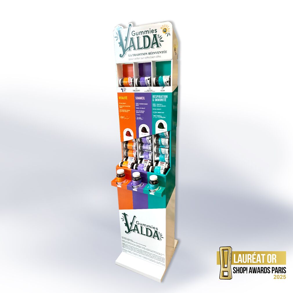 PERRIGO Display Valda Gummies